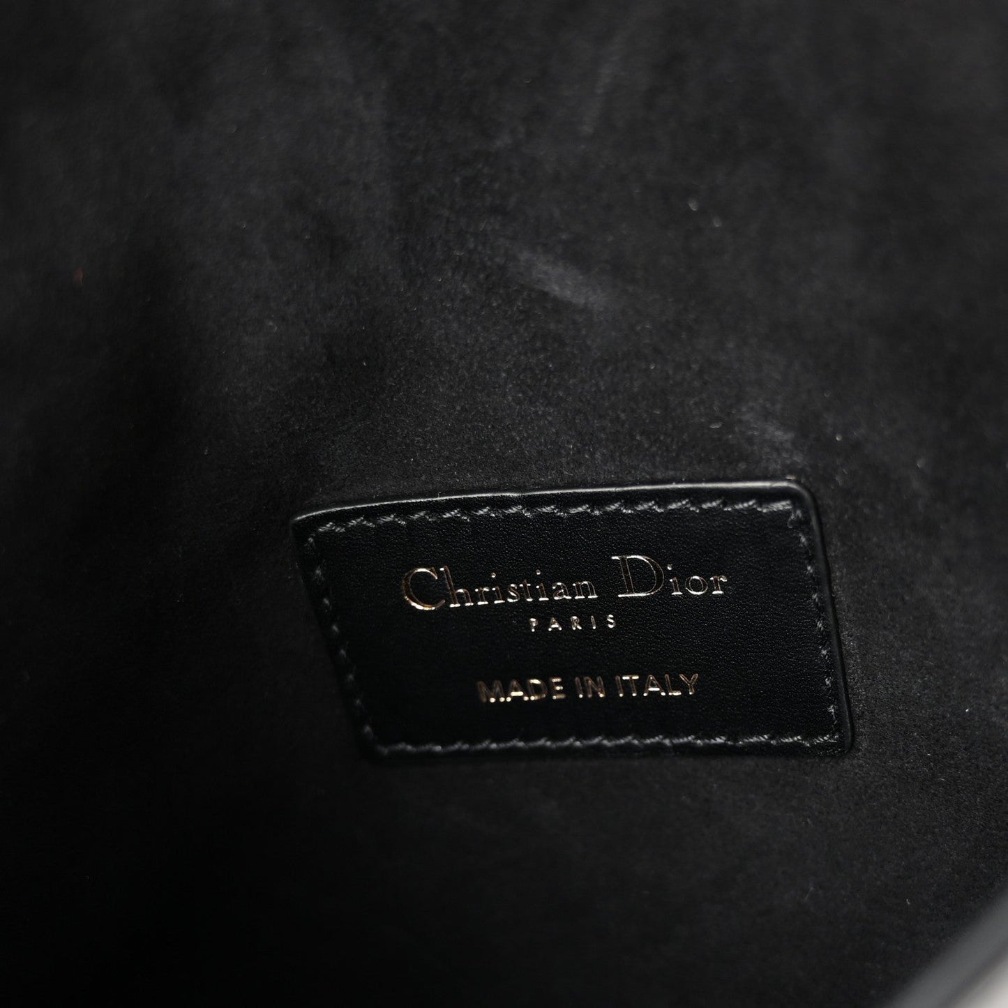 Calfskin Saddle Belt Bag Black