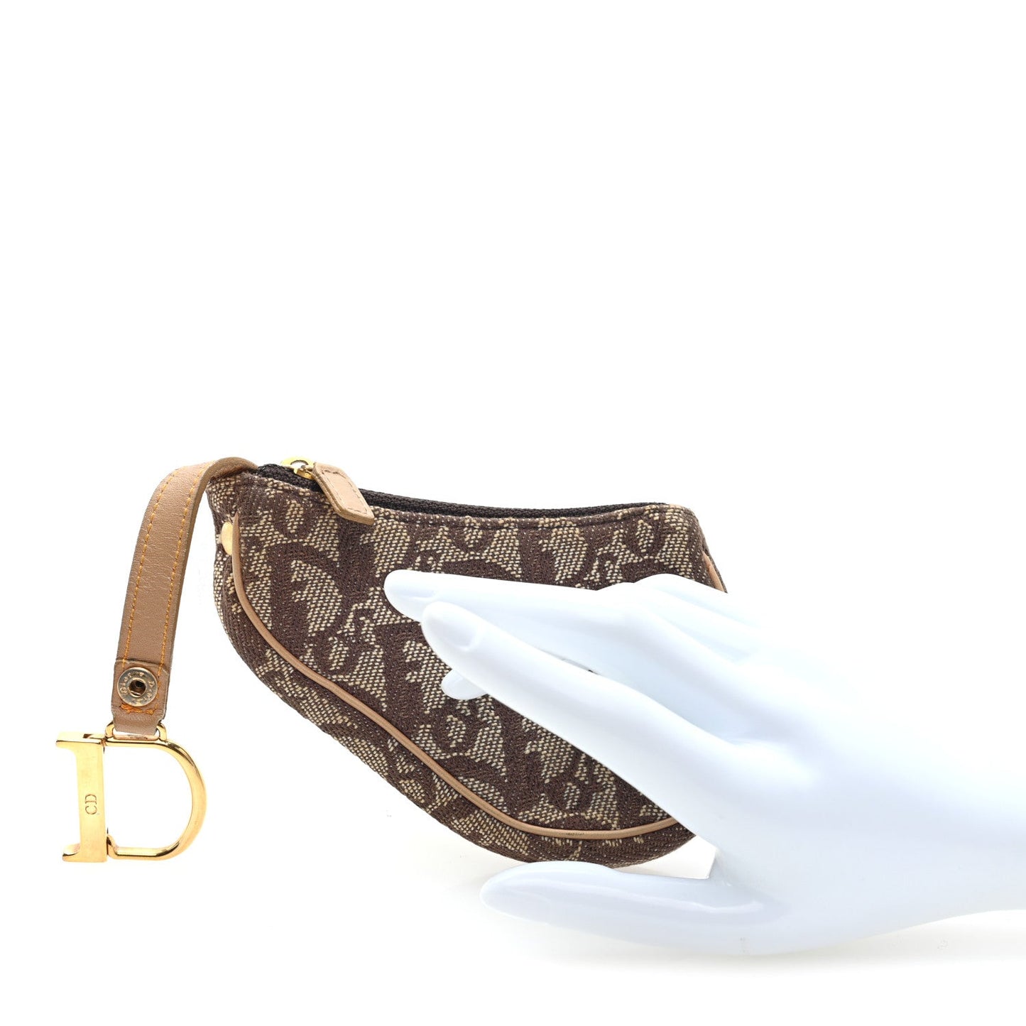 Monogram Saddle Coin Purse Brown