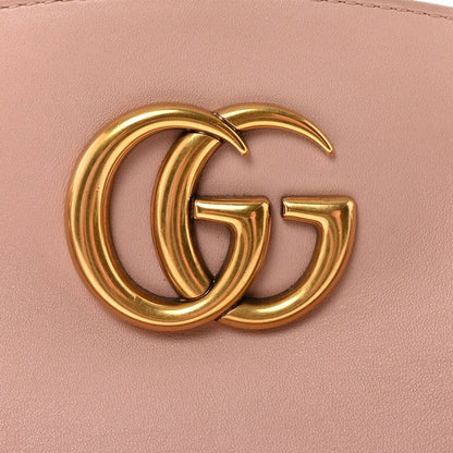 Calfskin Matelasse Medium GG Marmont Open Top Shoulder Bag Perfect Pink