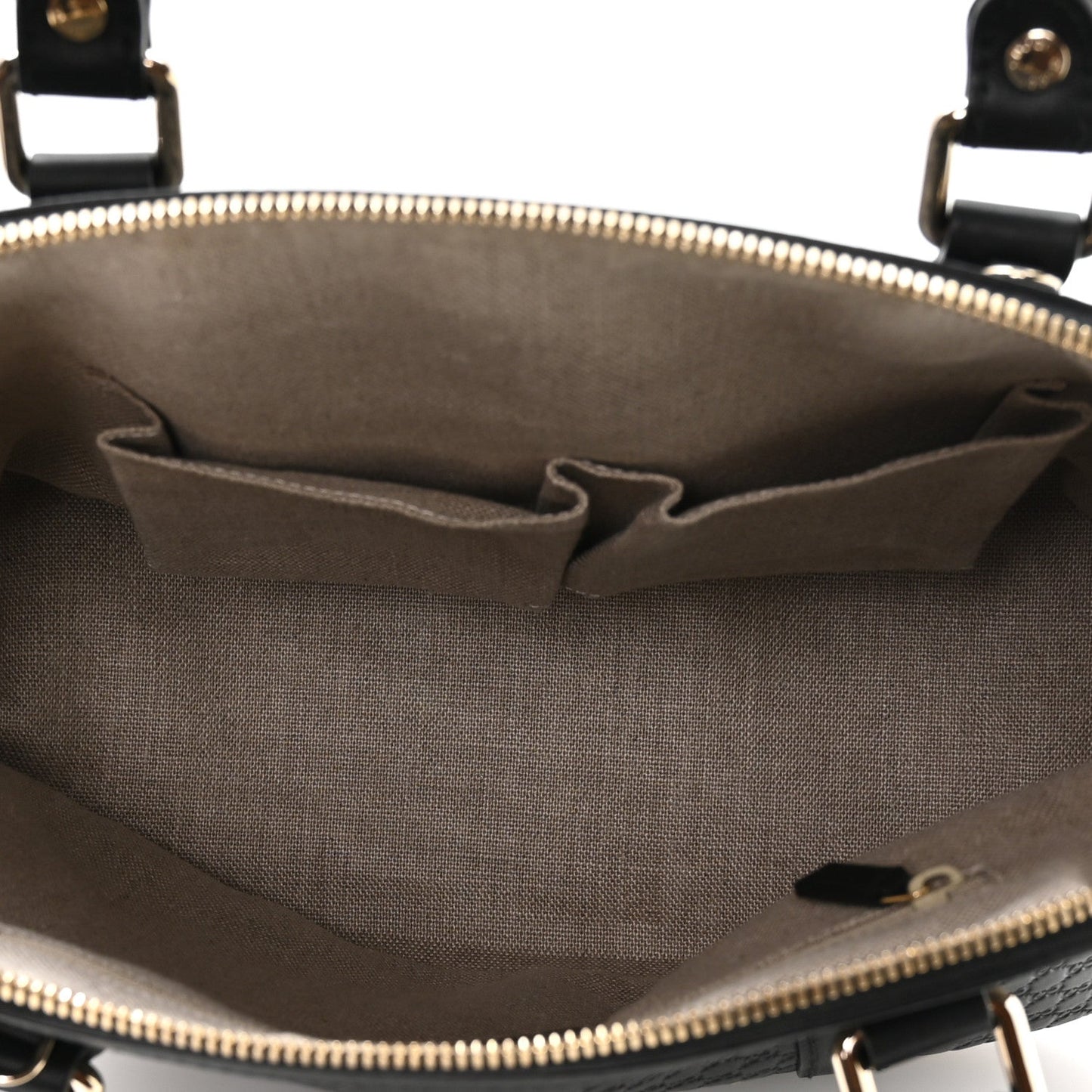 Microguccissima Medium Dome Bag Black