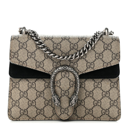 GG Supreme Monogram Mini Dionysus Shoulder Bag Black