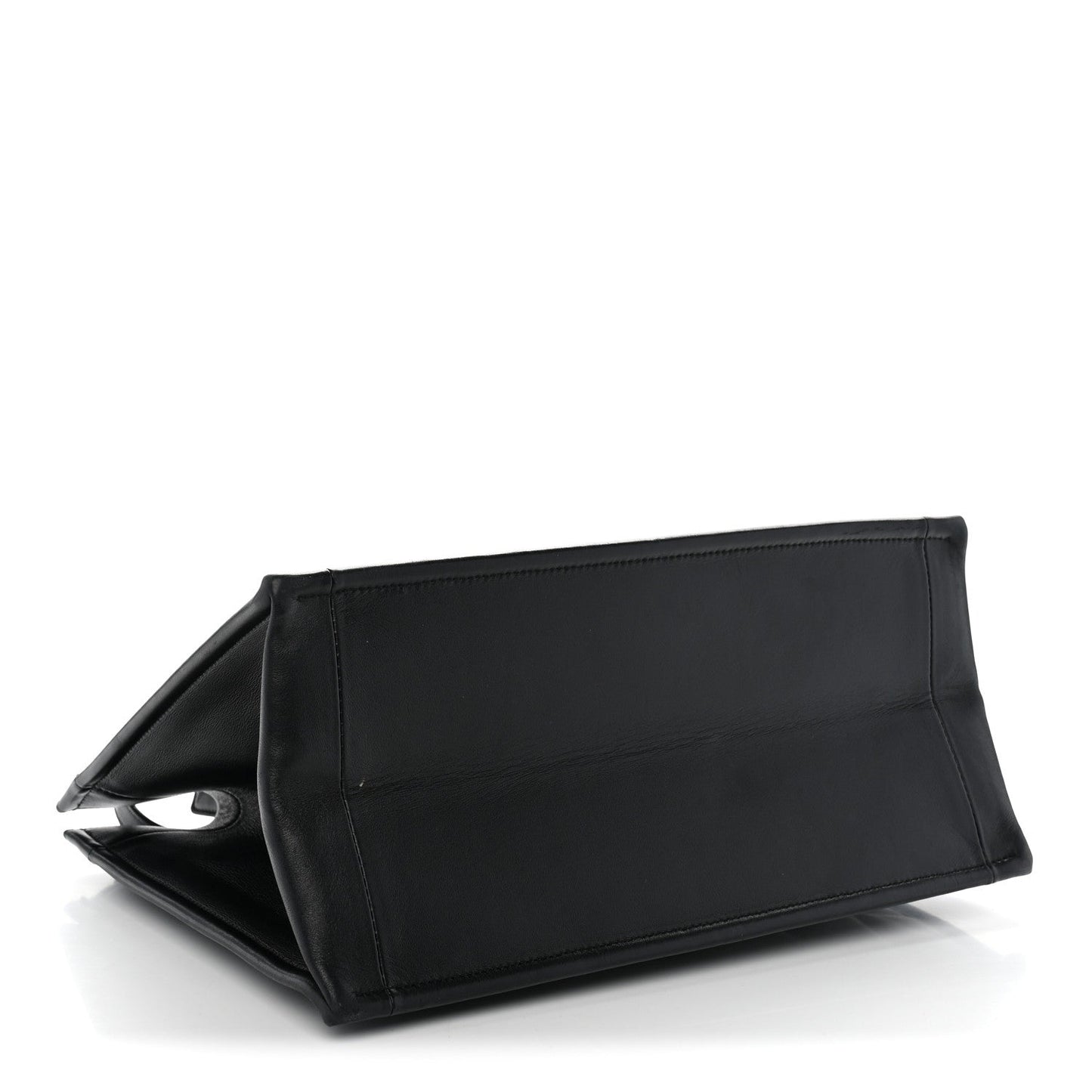 Calfskin Archicannage Medium Essential Tote Black