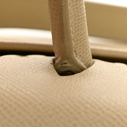 Grained Calfskin St. Honore Tote Beige
