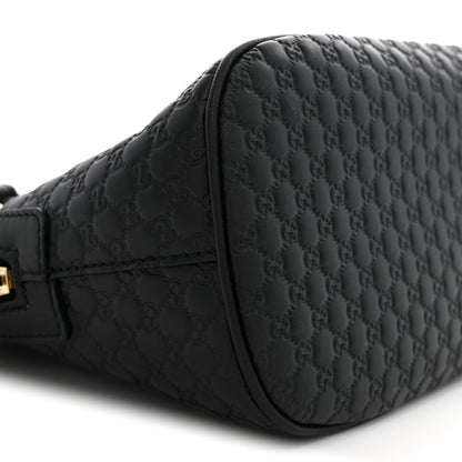 Microguccissima Mini Dome Bag Black
