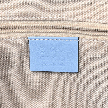 Microguccissima Medium Dome Bag Mineral Blue