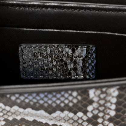 Snakeskin 30 Montaigne Box Bag Beige Multicolor