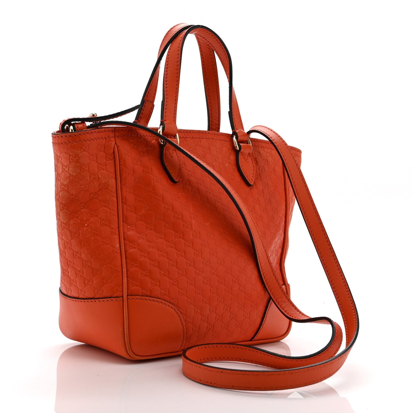 Microguccissima Small Bree Tote Sun Orange