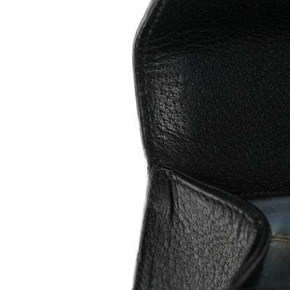 Grained Calfskin Bee Star Small Padlock Shoulder Bag Black