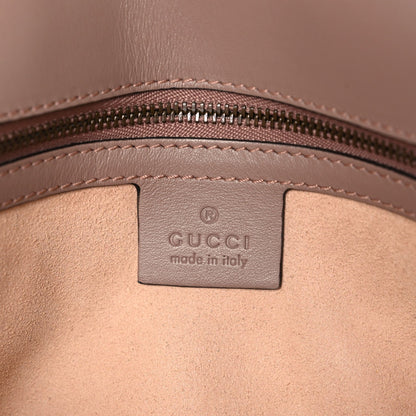 Calfskin Matelasse Small GG Marmont Shoulder Bag Porcelain Rose