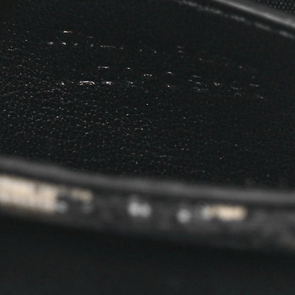 Oblique Smooth Calfskin Nano Pouch Beige Black
