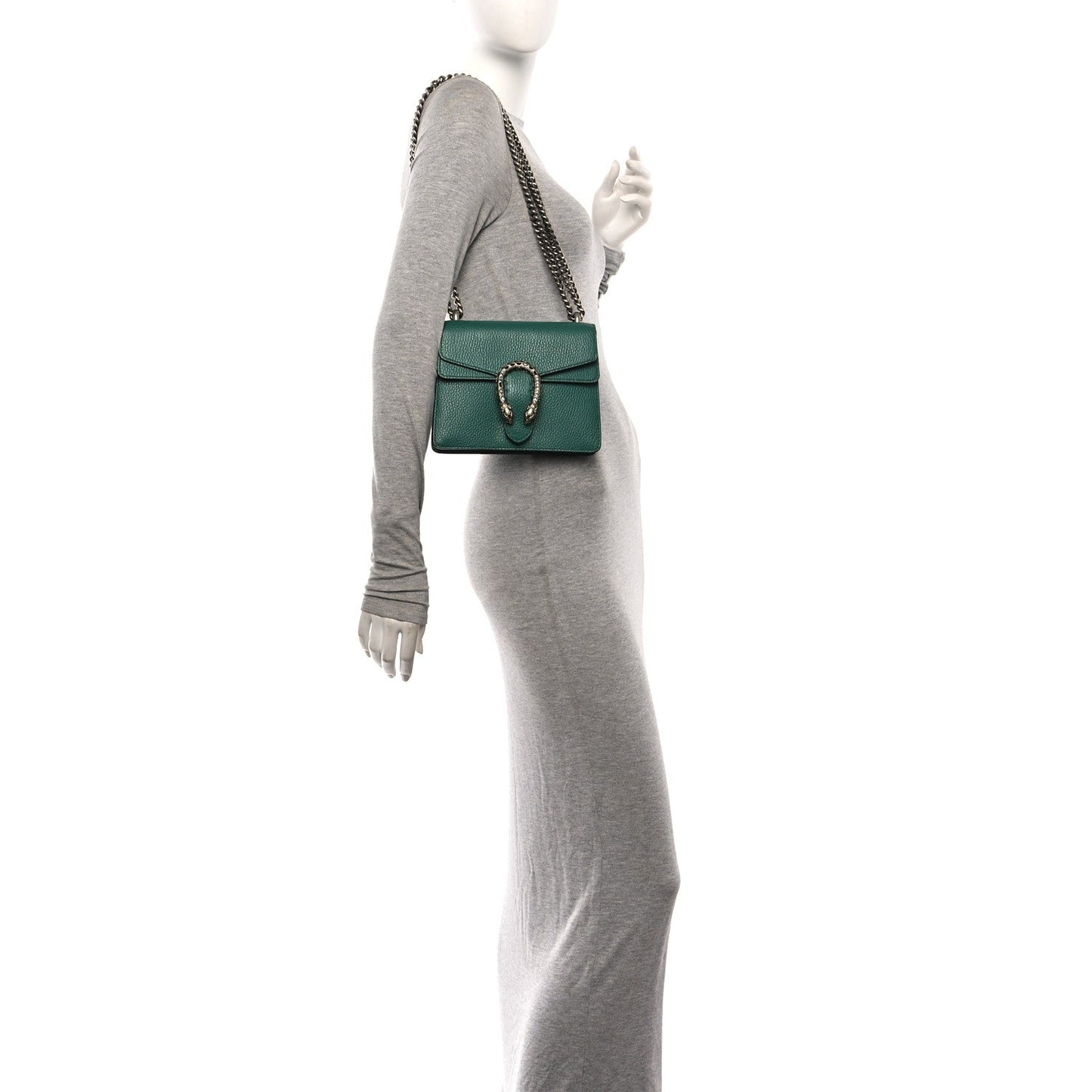 Calfskin Mini Dionysus Shoulder Bag Emerald