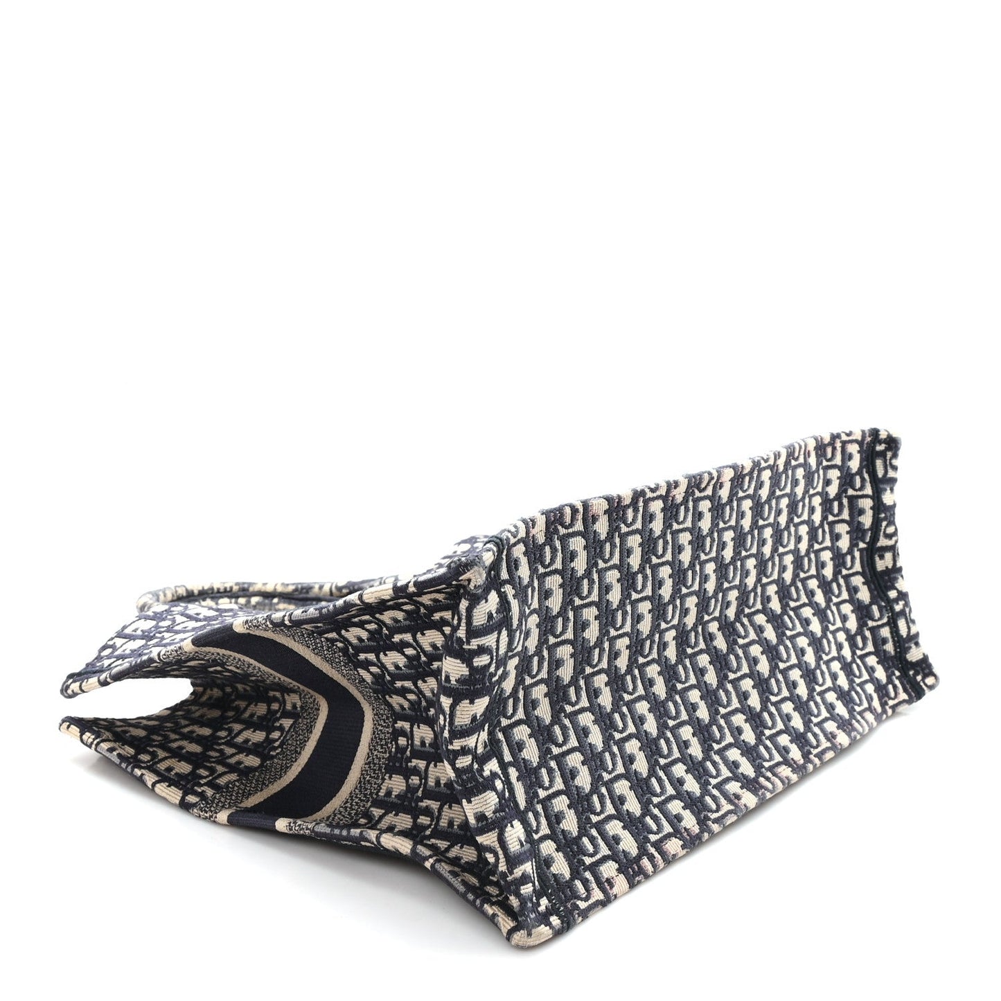 Oblique Large Book Tote Blue Multicolor