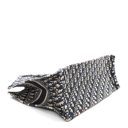 Oblique Large Book Tote Blue Multicolor