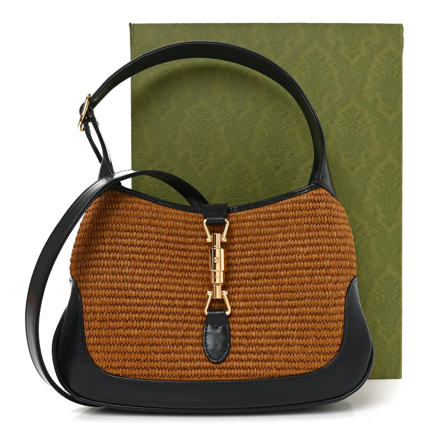Straw Lux Boarded Dyana Lux Calfskin Small Jackie 1961 Hobo Natural Blue