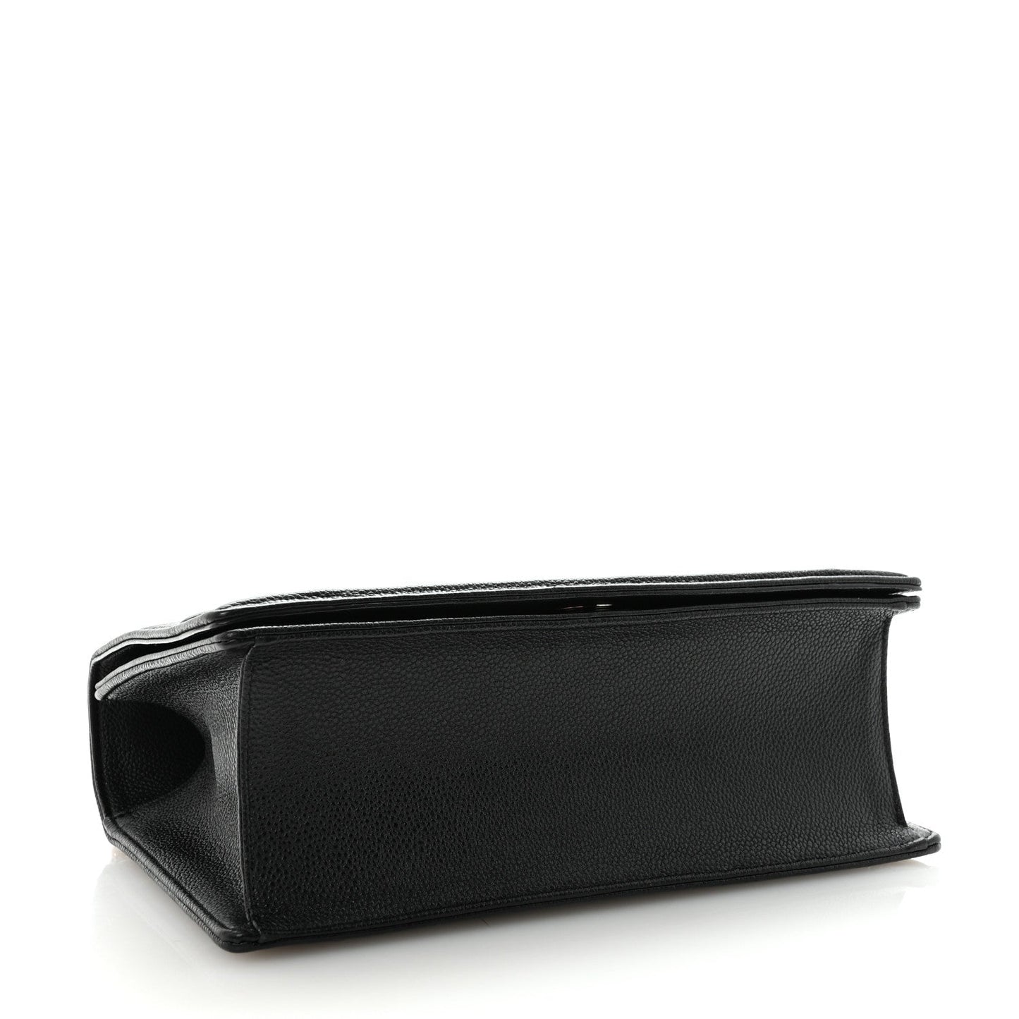 Grained Calfskin Medium Diorama Flap Bag Black