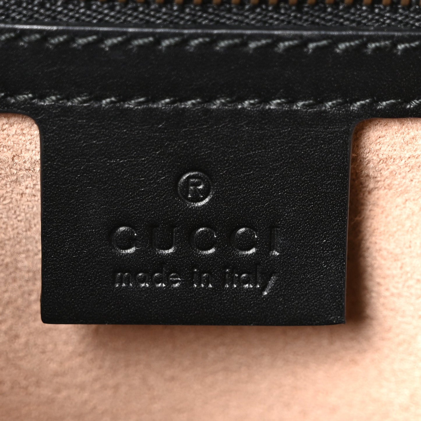Calfskin Snakeskin GG Supreme Monogram Medium Osiride Top Handle Bag Black