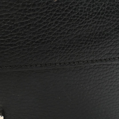 Dollar Calfskin Enamel Small Dionysus Shoulder Bag Black Electric Blue
