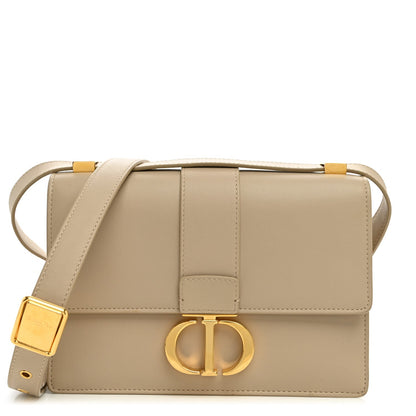 Smooth Calfskin 30 Montaigne Flap Bag Beige