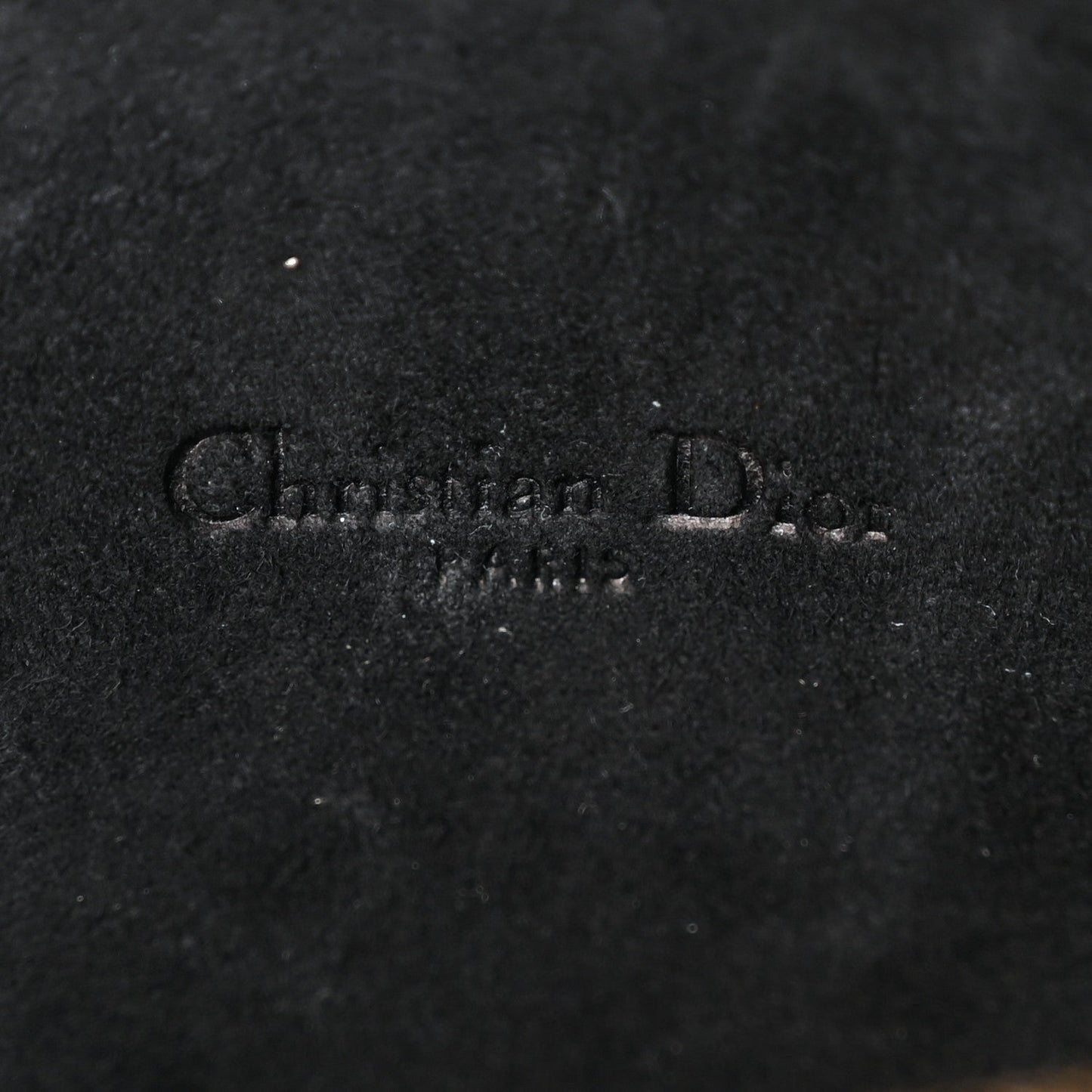 Grained Calfskin Caro Double Pouch Black