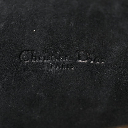 Grained Calfskin Caro Double Pouch Black