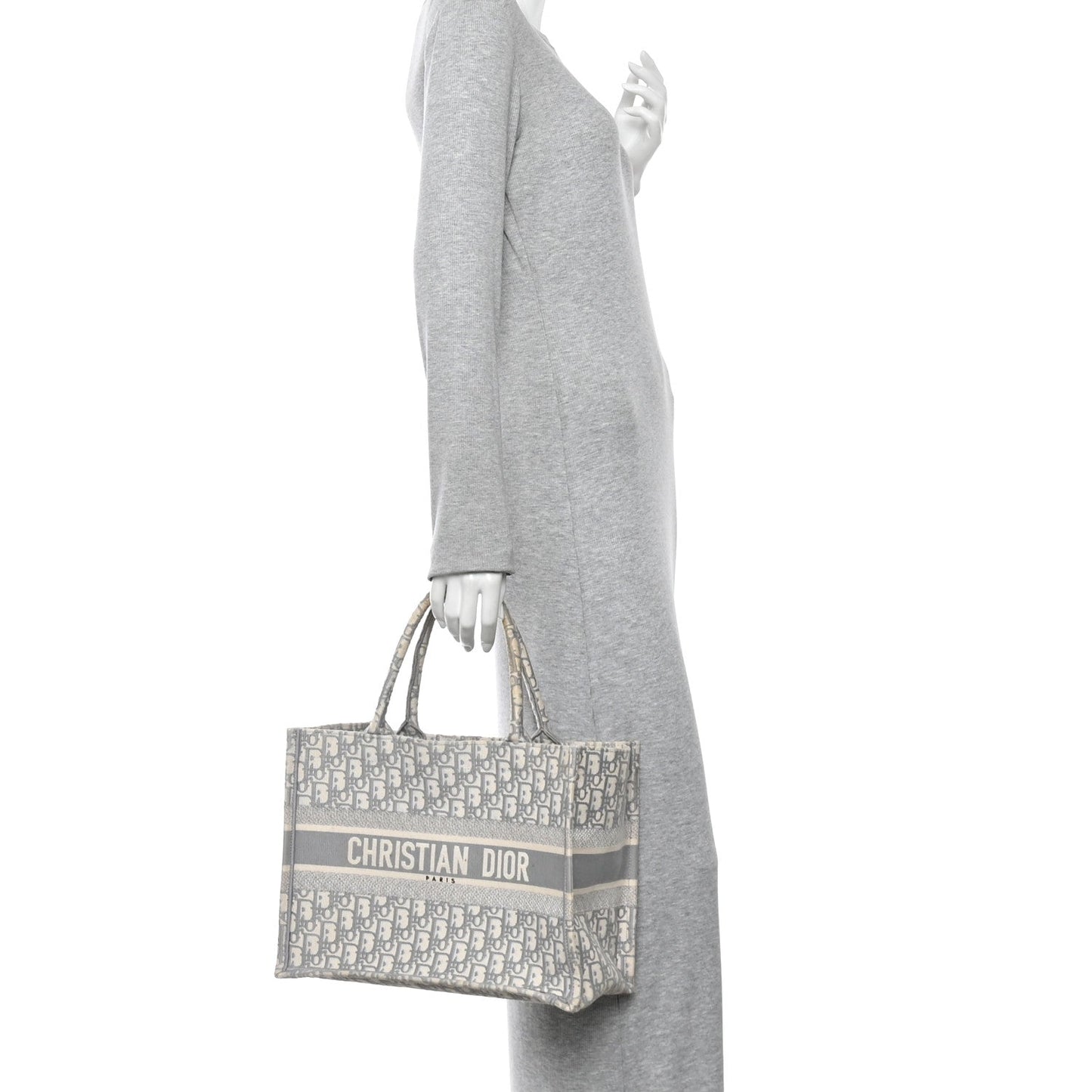 Oblique Medium Book Tote Grey