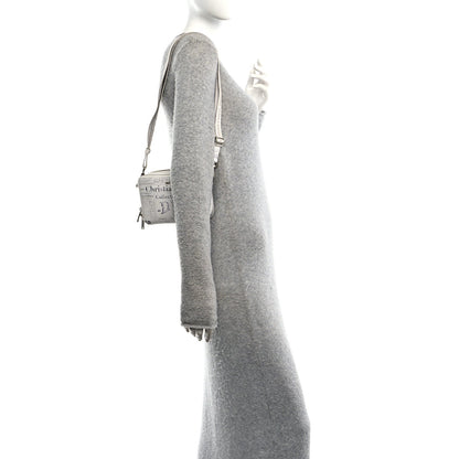 X DANIEL ARSHAM Grained Calfskin Newspaper Messenger White
