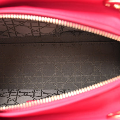 Lambskin Cannage Medium Lady Dior Fuchsia
