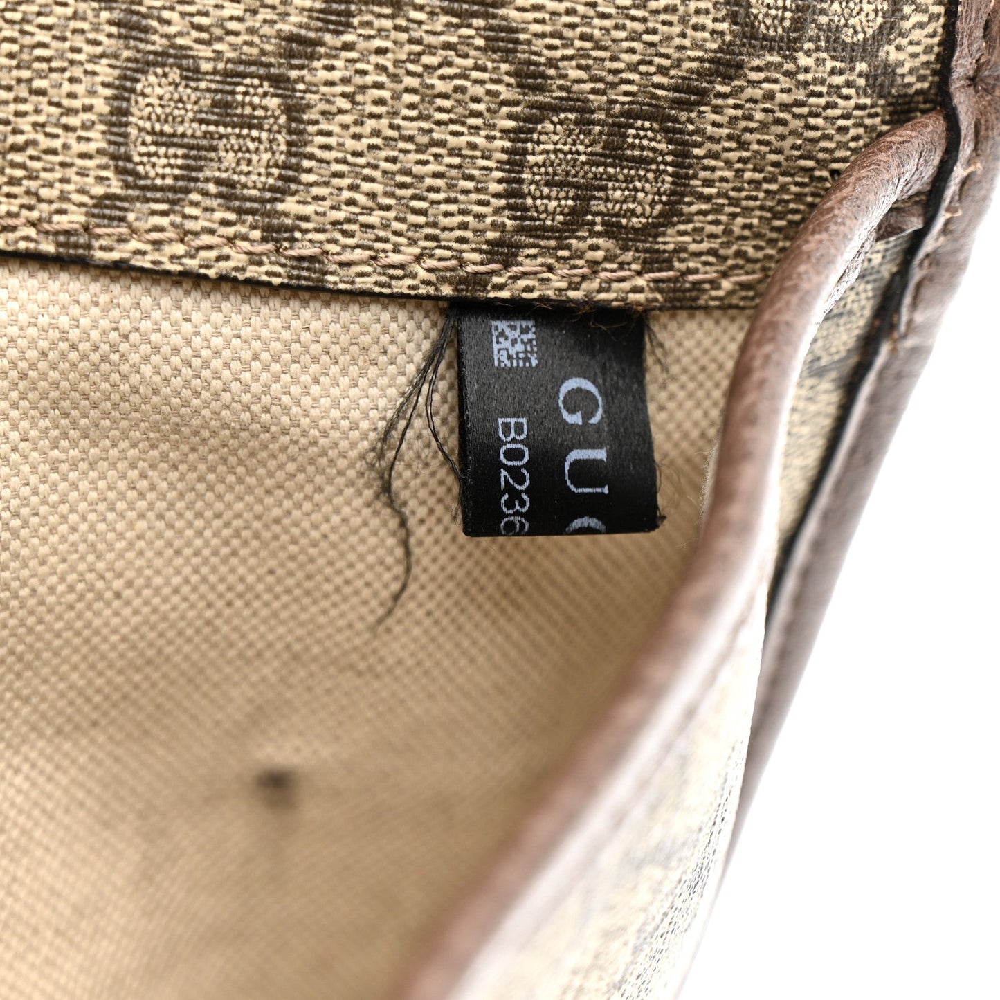 GG Supreme Monogram Neo Vintage Web Belt Bag Brown