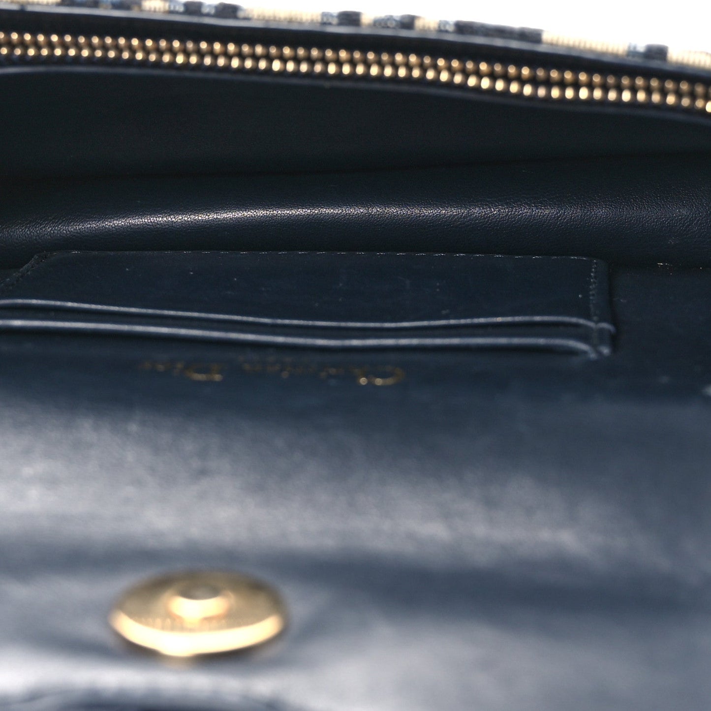 Oblique Saddle Belt Bag Blue