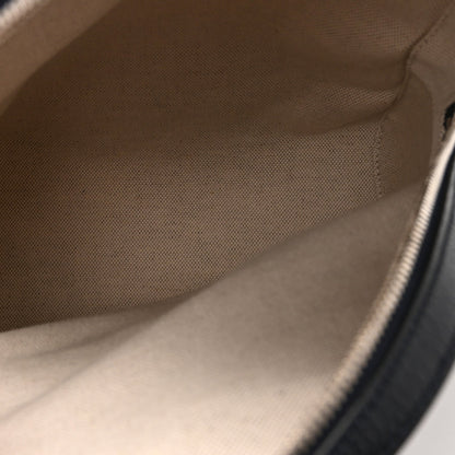 GG Supreme Monogram Textured Dollar Calfskin Web Small Ophidia Day Backpack Beige Blue Black
