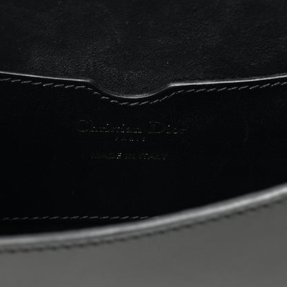 Box Calfskin Medium Bobby Flap Black