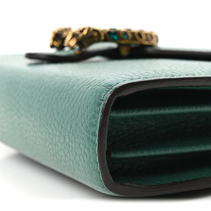 Calfskin Mini Dionysus Chain Wallet Emerald