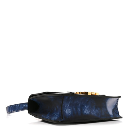 Box Calfskin Tie Dye 30 Montaigne Flap Bag Multicolor