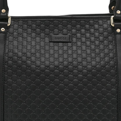 Microguccissima Medium Joy Tote Black