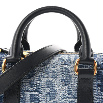 Denim Oblique Nano Groove 17 Bag Blue