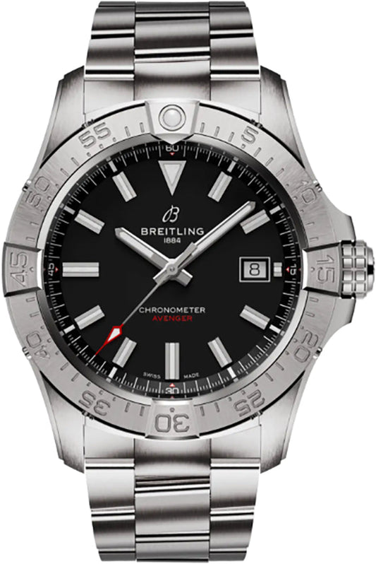 Breitling Avenger Automatic 42 Black Index Dial Men's Watch A17328101B1A1