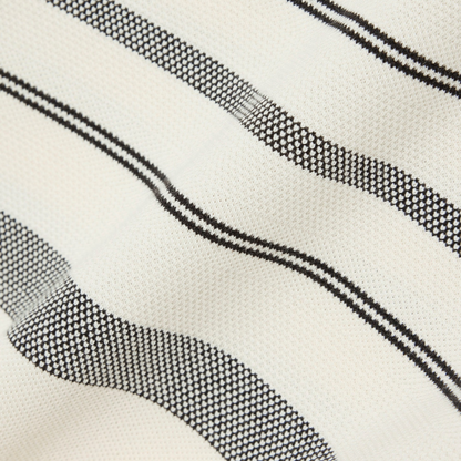 LACOSTE - MADE IN FRANCE CLASSIC FIT STRIPED POLO SHIRT Men’s -BEIGE