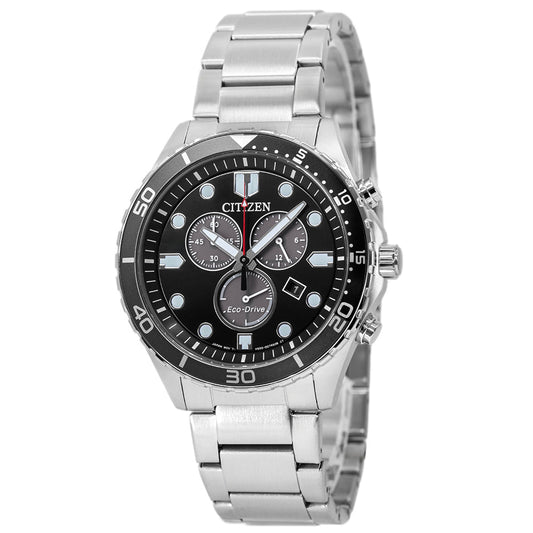 Citizen Men's AT2568-82E Sport Crono 43mm Eco-Drive