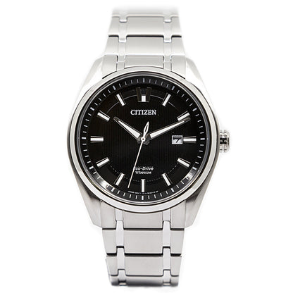 Citizen Mens AW1240-57E Super Titanium 1240 Black Dial