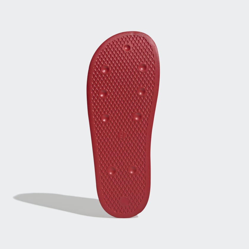 Adidas Original ADILETTE LITE SLIDES Men’s - LUSRED/FTWWHT/ROULUX