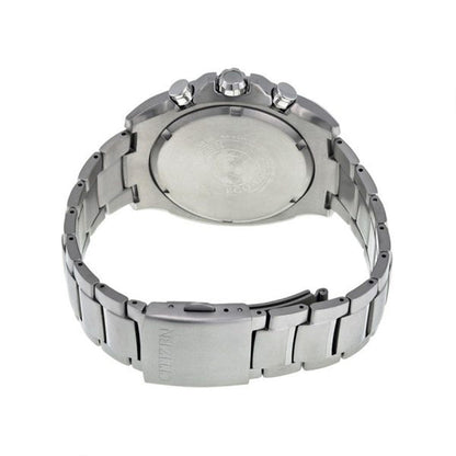 Citizen Men's CA0550-52A Eco-Drive Chrono White Dial Watch