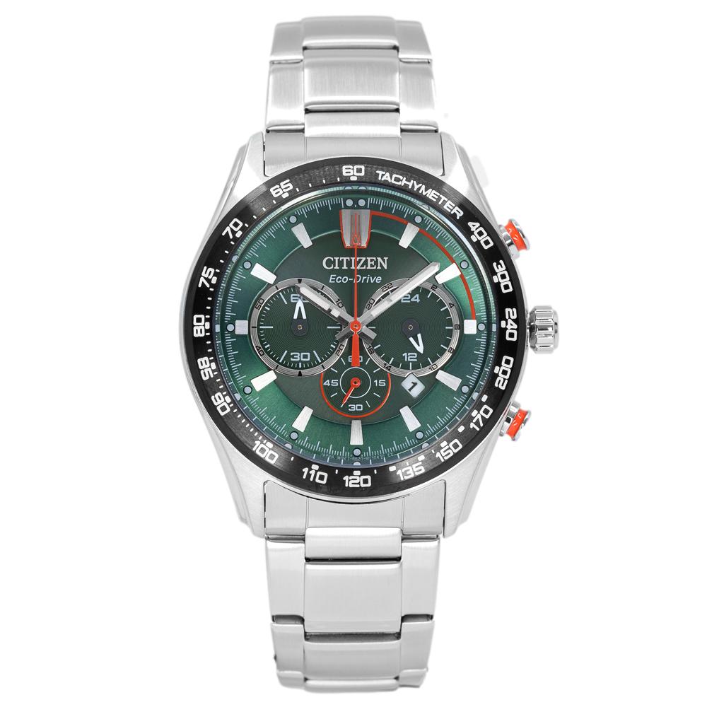 Citizen Men's CA4486-82X Chrono Sport Green Dial Watch