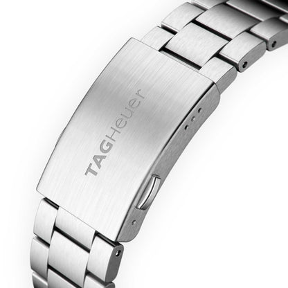 Tag Heuer Formula 1 Chronograph Black Dial Silver Steel Strap Watch for Men- CAZ101AC.BA0842