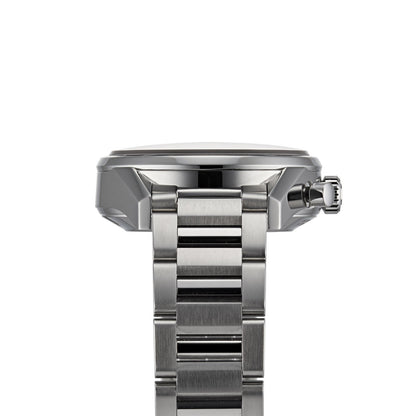 Tag Heuer Carrera Automatic Chronograph Black Dial Silver Steel Strap Watch for Men - CBK2110.BA0715