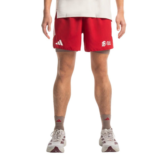 Marathon Singapore 2-in-1 Shorts Men’s :Team Victory Red