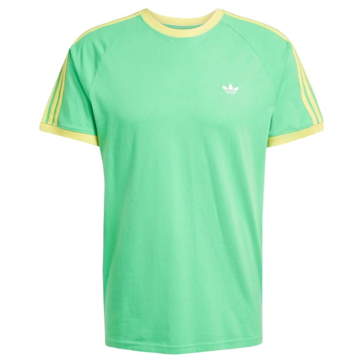 Adidas Original  Q2 MONOGRAM CAL 3-STRIPES  TEE Men’s -ENERGY GREEN