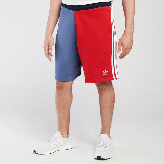 Adidas Original 3 STRIPE SHORT Men’s -SCARLET/CREW BLUE