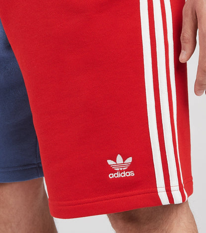 Adidas Original 3 STRIPE SHORT Men’s -SCARLET/CREW BLUE