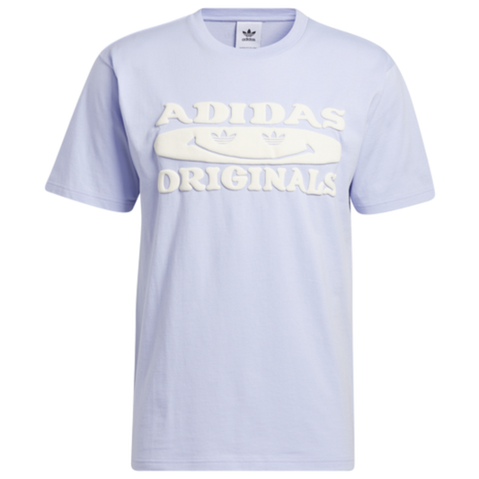ADIDAS ORIGINALS MEN’S SMILE TEE- VIOLET TONE