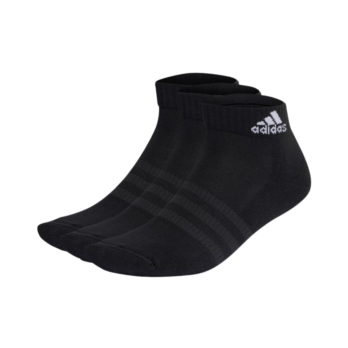 Adidas Cushioned Sportswear Ankle Socks (3 Pack | 3 Colours)